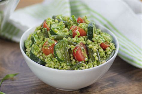 Insalata Di Orzo Con Pesto Di Rucola Fagiolini E Zucchine Corriere NET