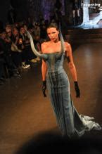 Julia Fox Sexy Flaunts Her Hot Boobs At The Luis De Javier Fashion Show In New York Aznude