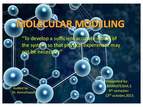 Molecular modelling (1)