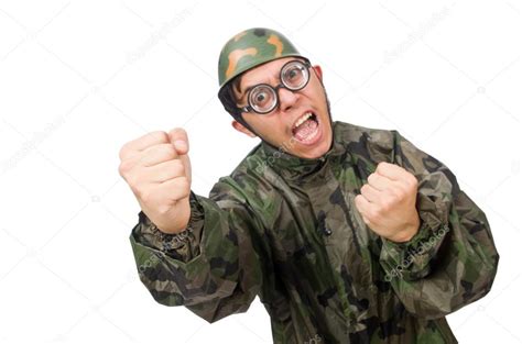 Funny Military man Stock Photo by ©Elnur_ 69154557