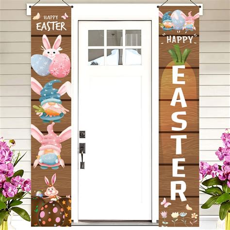 Kokovifyves Spring And Summer Decorations Easter Banner Hanging