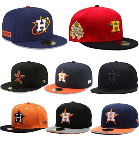 New New Era Houston Astros Baseball Cap Fifty Ha Fitted Cap