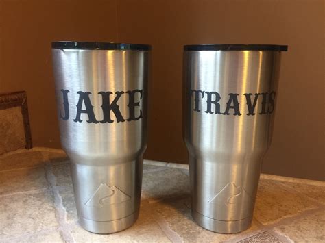 Personalized Laser Engraved Stainless Steel Tumbler 30oz by