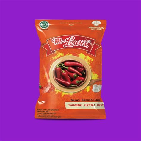 Mc Lewis Extra Hot Kg Saos Cabe Extra Hot Saus Extra Hot Saos Sambal