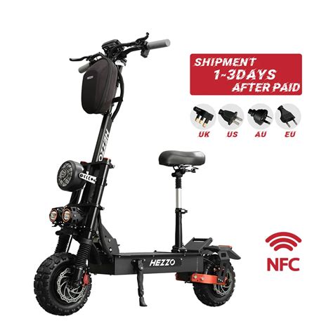 Hezzo Electric Scoote V W Ah Nfc Powerful Off Road