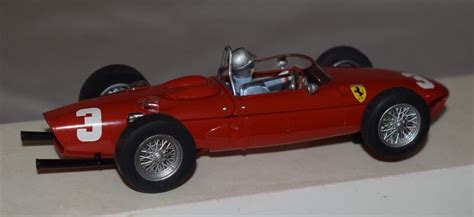 Hornby Scalextric 132 Slot Car Ferrari 156 F1 3 Red Ebay