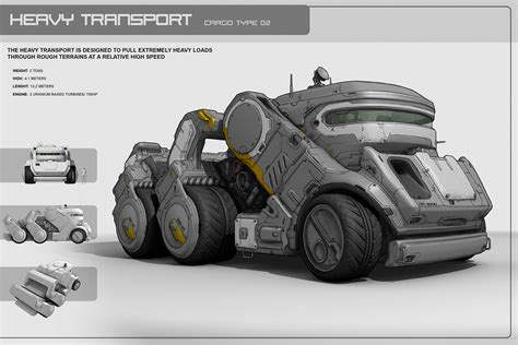 Concept cars and trucks: Heavy Transport concept vehicle by Fausto De ...