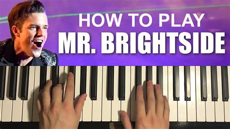 The Killers Mr Brightside Piano Tutorial Lesson Youtube