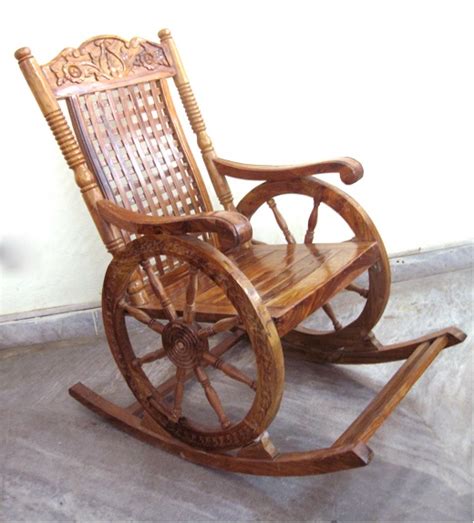 Sheesham Wood Rocking Chair Used Furniture For Sale