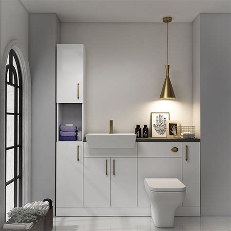 Oliver Gold 1600 Fitted Bathroom Suite Buy Online At Bathroom City