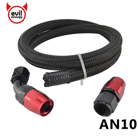 Evil Energy AN10 Fuel Hose Nylon Braided Racing Hose Line 1 Meter AN10