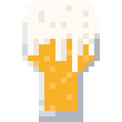 Pixel Art Beer Glass 27191005 PNG