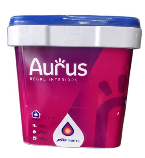 Jsw Aurus Regal Interior Paint Packaging Size Litre At Rs