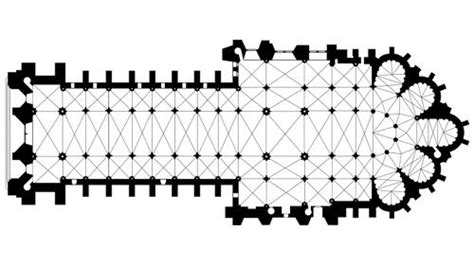 Reims Cathedral Plan