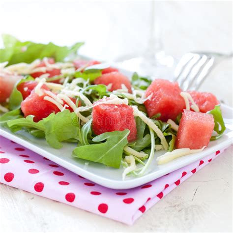 Salada Da Melancia Imagem De Stock Imagem De Detalhe 21744321