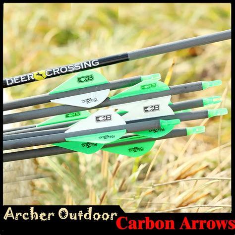 Pcs Pure Carbon Arrow Spine Id Mm Od Mm Inch Plastic