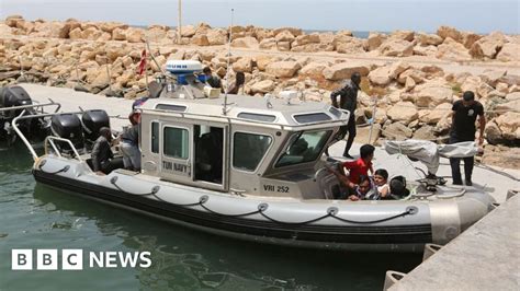 Europe Migrant Crisis Boat Sinks Off Tunisia Drowning 43