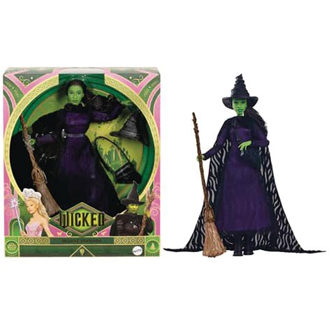 Jul247293 Wicked Deluxe Elphaba Doll W Accessories Previews World