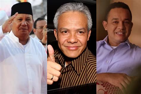 Prabowo Ganjar Dan Anies Baswedan Calon Presiden Terkuat Pilpres 2024