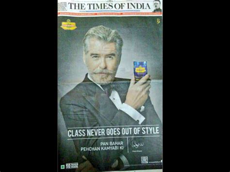 Pan Bahar Ad Leaves A Bad Aftertaste Pierce Brosnan Is Shocked And