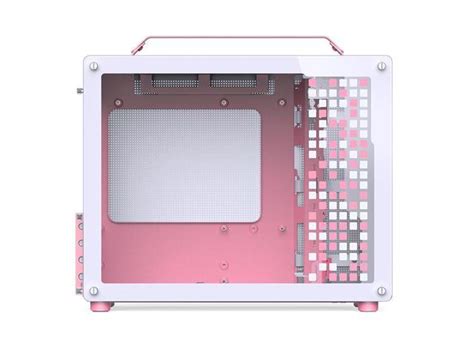 Jonsplus Z Pink White Micro Atx Computer Case With Detachable