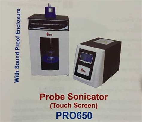 Probe Sonicator Touch Screen At Rs 177375 Laboratory Probe