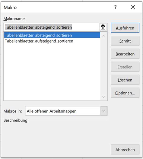 Excel Tipp So sortieren Sie alle Tabellenblätter in einer Arbeitsmappe