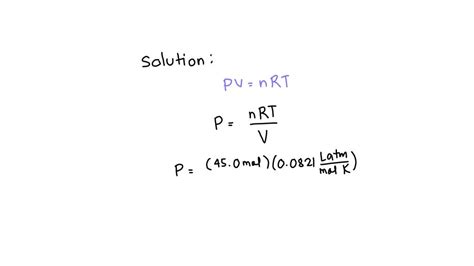 Solved A Sample Containing Moles Of Propane Gas At A Temperature