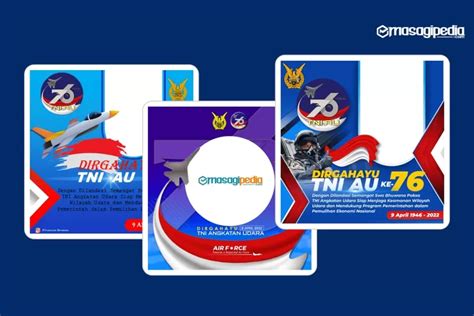 Link Twibbon Hut Tni Au Ke Tahun Desain Terbaru Gagah Dan