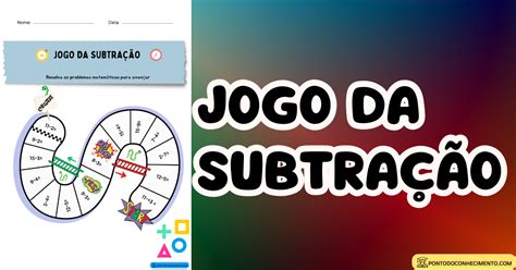 Jogo Da Subtração Ponto Do Conhecimento