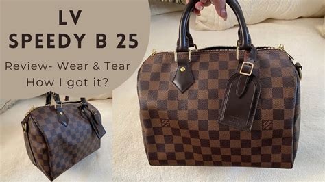 Louis Vuitton Speedy B Review Wear Tear How I Got It Youtube