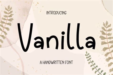 Vanilla Font By Nirmala Creative · Creative Fabrica