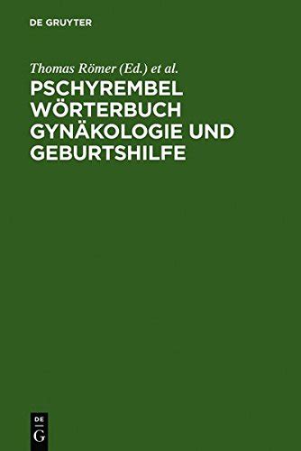 Buy Pschyrembel W Rterbuch GYN Kologie Und Geburtshilfe Book Online At