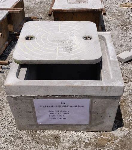 CEMENT Full Floor Square Rcc Chamber Cover With Frame 300mm To 600mm