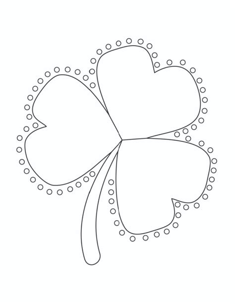 Free Printable Shamrock Drawings