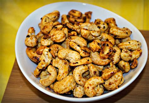 Cooking For Kishore Spicy Sriracha Honey Cashews