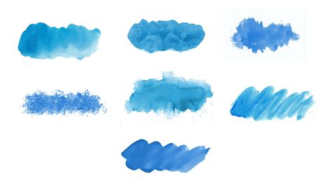 7 Blue Watercolor Banner 