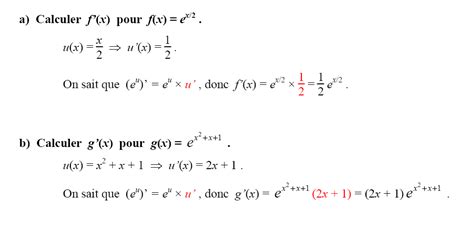 Derivation Des Fonctions Composees Maths54