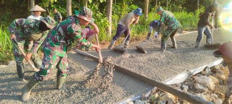 TMMD Di Desa Wegil Cermin Kemanunggalan TNI Dan Rakyat