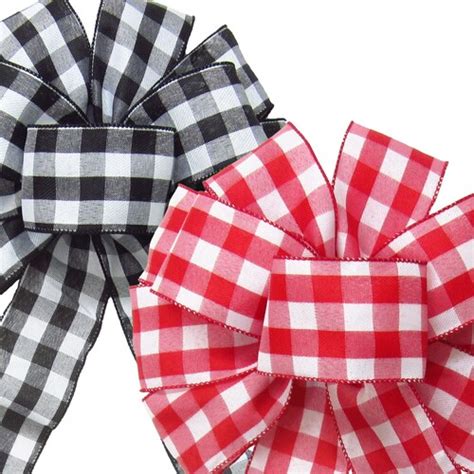 Black And White Buffalo Check Gingham Cloth Napkins Great Etsy