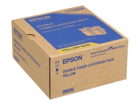 EPSON ACULASER C9300 TONER AMARILLO PACK 2 Cartuchos De Tinta Y To