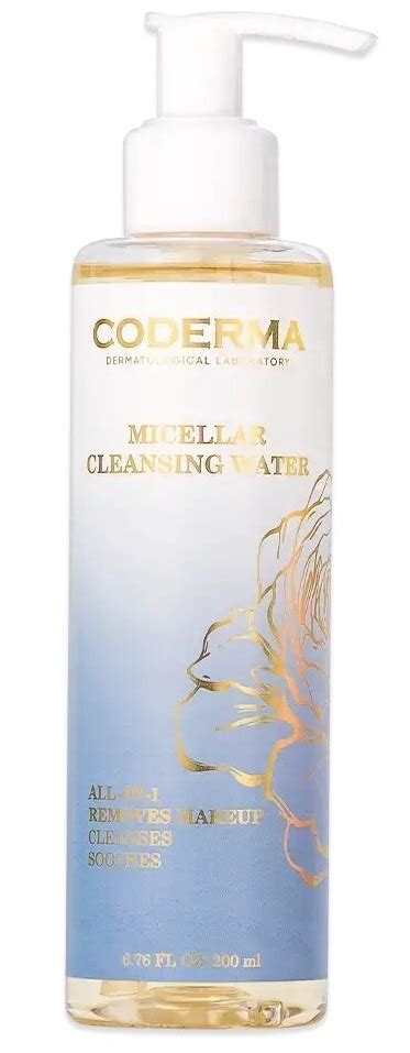 Мицеллярная вода Coderma очищающая, 200 мл : инструкция + цена в ...