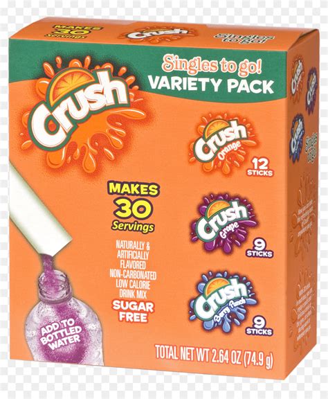 Crush Singles To Go Variety Pack Drink Mix Crush Singles To Go