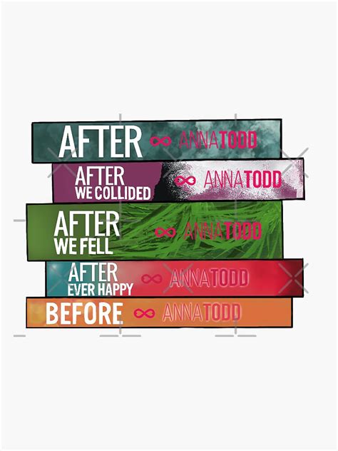 "After Book Series" Sticker for Sale by lilianblaschek | Redbubble