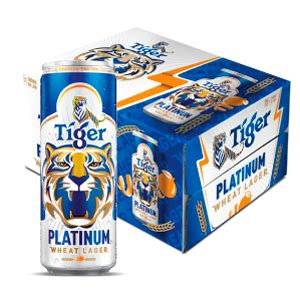 Bia Tiger Platinum Wheat Lager Lon Cao Ml Th Ng