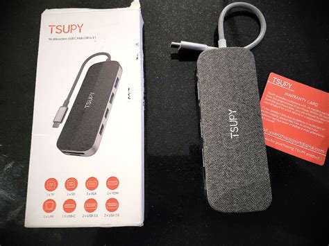 Tsupy Multifunction Usb Type C Hub 10 In 1 Computers And Tech Parts