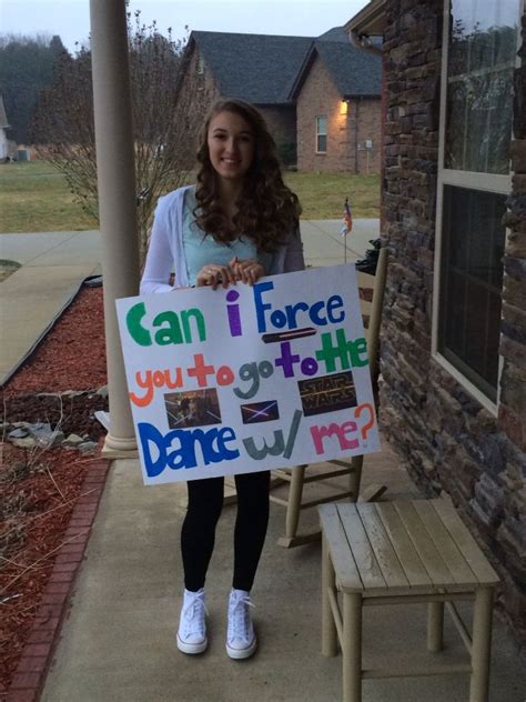 Star Wars Promposaldance Cute Prom Proposals Dance Proposal Prom