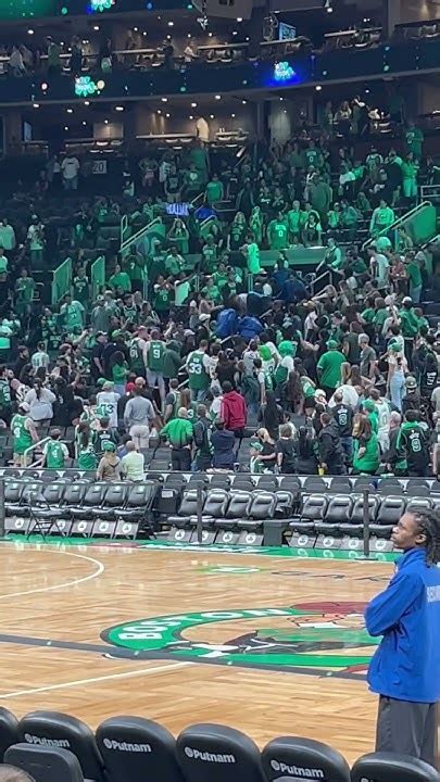 Fight Breaks Out In Td Garden Youtube