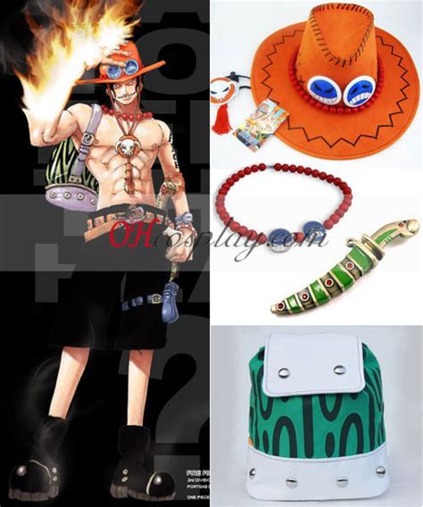 One Piece Portgas D Ace Cosplay Set