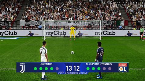 Pes Juventus Vs Lyon Penalty Shootout Uefa Champions League